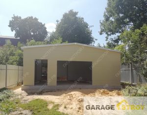 Гараж 6х8м на монолитной плите вид 3