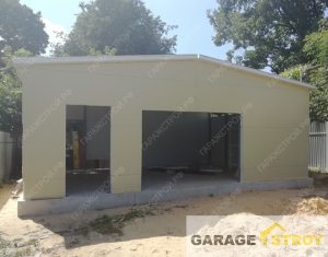 Гараж 6х8м на монолитной плите вид 4