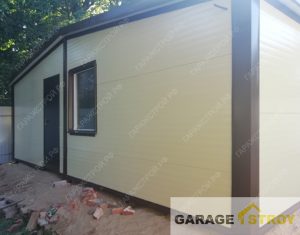 Гараж 6х8м на 2 автомобиля вид 4