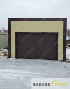 Утепленный гаражный бокс размером 7 на 4м. вид 2