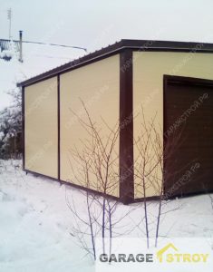 Гараж — мастерская размером 6х8х3м. вид 3