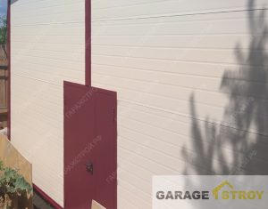 Гараж из сэндвич-панелей размером 7х8х4м. вид 6