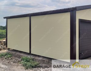 Гараж из сэндвич-панелей 7х4м. вид 6