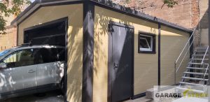 Граж из сэндвич-панелей размером 7х5м. вид 2