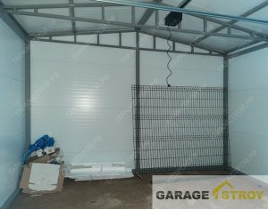 Гараж из сэндвич-панелей размером 6х5х3м. вид 7