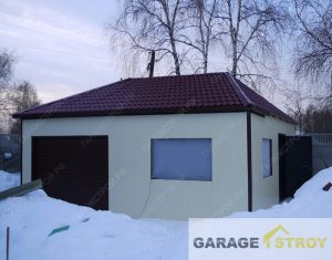 Гараж + мастерска 6*8м. вид 2