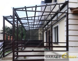 Веранда, пристроенная к дому 7.5х3м вид 2