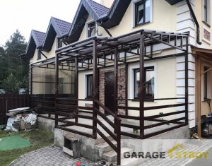 Веранда, пристроенная к дому 7.5х3м вид 3