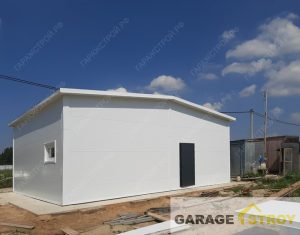 Гараж на 2 авто размером 7х9.5х3.6м. вид 5