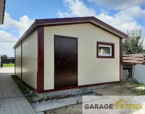 Гараж на 1 машину с хозблоком 8х4,5м. вид 3