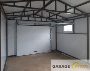 Гараж 6х4м с отделкой под дерево. вид 4