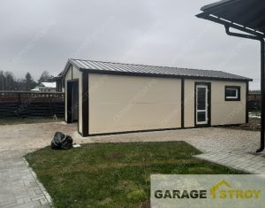 Быстровозводимый гараж 9х4м. вид 4