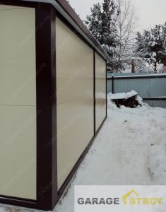 Гараж на 1 машину 6х6м. вид 3