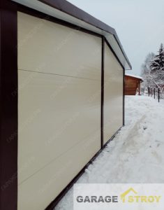 Гараж на 1 машину 6х6м. вид 4