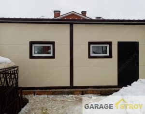 Гараж с мастерской из сэндвич-панелей 8х5.5м. вид 3