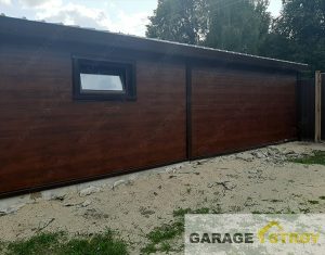 Гараж с хозблоком из сэндвич-панелей 10х4х2,4м. вид 4