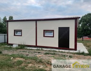 Гараж на 2 машины 8×8,5×3м. вид 7