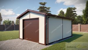 Гараж 6х6м на 1(одну) машину из сэндвич-панелей